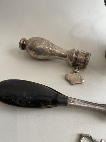 Set comprising
-A silver GIGOT HANDLE with...