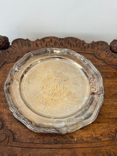 Set of THREE silver-plated and stainless...