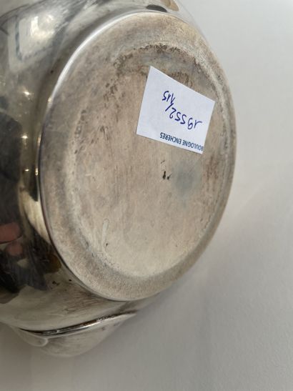 Silver teapot (925 thousandths) with coat...