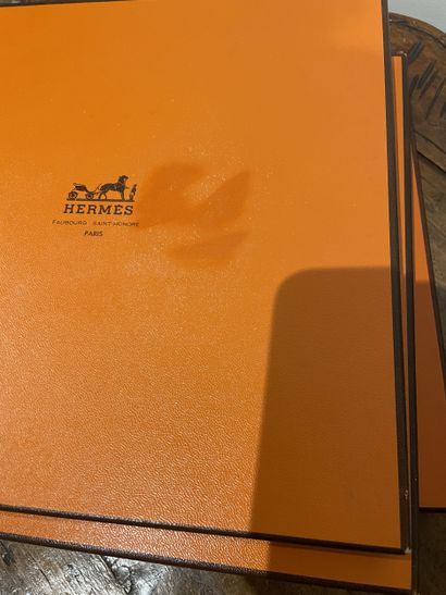 HERMES x5 boxes

5 Hermes silk square bo...