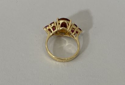RING in 18K yellow gold (750 thousandths)...