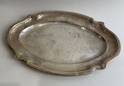 G.KELLER
OVAL PLAT in silver (925 thousandths)...