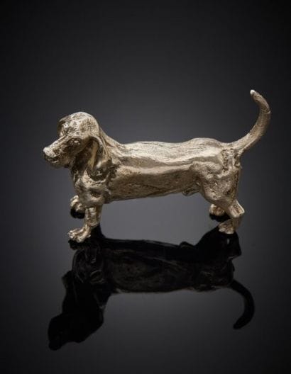 Silver figurine 1st title 925‰, representing...