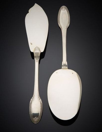 Puiforcat 
Ice service cutlery in 1er titre...