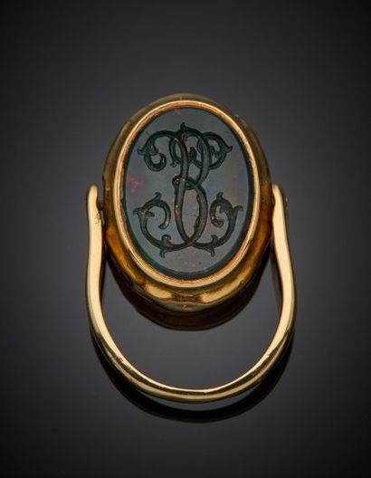 antique ref 46 
Ring in 18K yellow gold 750‰,...