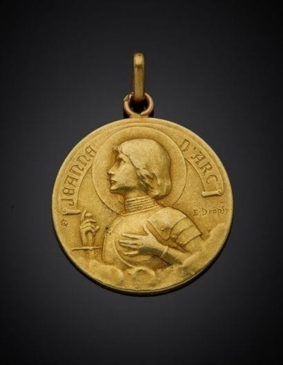 Émile Dropsy (1848-1923)
Medal in 18K yellow...