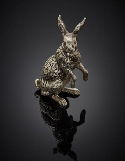 Silver figurine 1st title 925‰, representing...