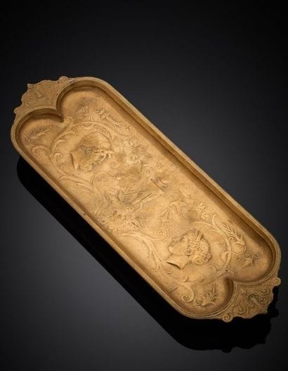 Ferdinand. Levillain (1837-1905) by F. Barbedienne
Rectangular-shaped...
