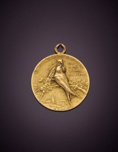Gaston Omer Laffitte (1866- ?)
Medal in 18K...