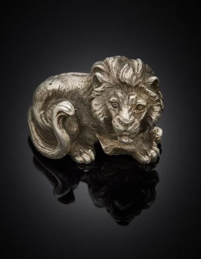 Silver figurine 1st title 925‰, representing...