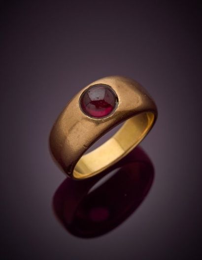 Wedding band ring in 18K rose gold 750‰,...