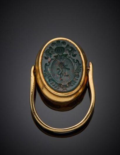 antique ref 46 
Ring in 18K yellow gold 750‰,...