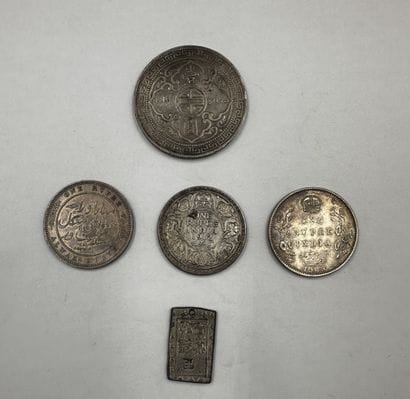 ASIA

Nice lot including a 1912 dollar, rupees...