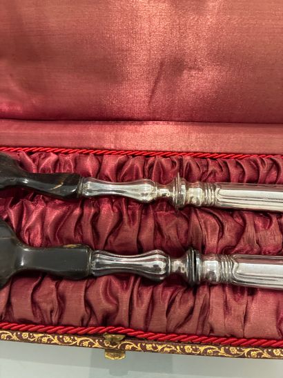 SALAD CUTLERY with metal handle, uni-flat...