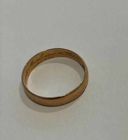 ALLIANCE in 18K yellow gold (750 thousandths)...