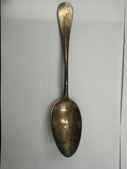 Silver-plated lot including: fifteen spoons,...