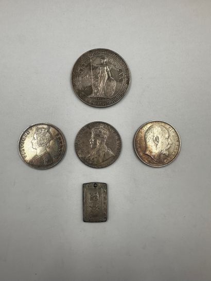 ASIA

Nice lot including a 1912 dollar, rupees...