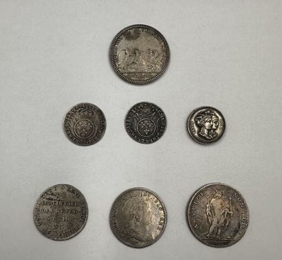 JETON
Set of royal tokens including Louis...