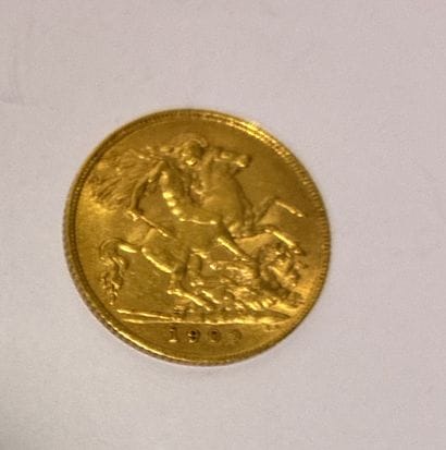 English gold PIECE with the effigy of Edward...