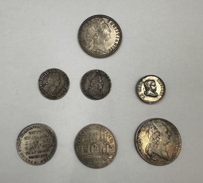 JETON
Set of royal tokens including Louis...