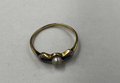 RING in 18K ( 750 thousandths) gold with...