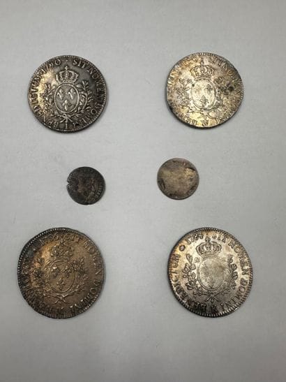 LOUIS XVI

Ecu with olive branches
Set of...