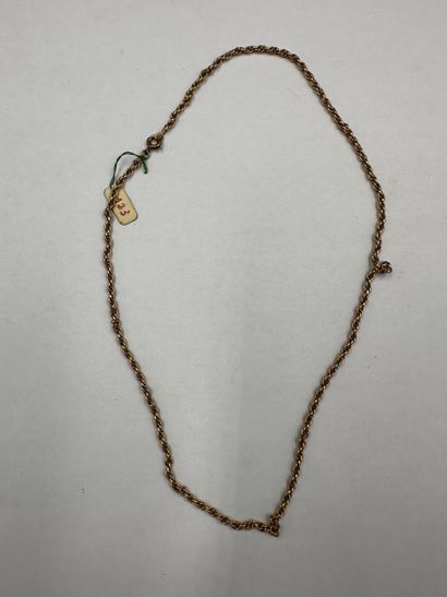 18K yellow gold CHAIN (750 thousandths)
Gross...
