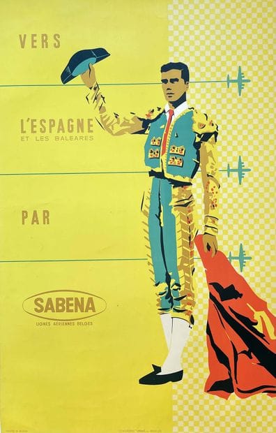 To Spain and the Balearic Islands via Sabena...