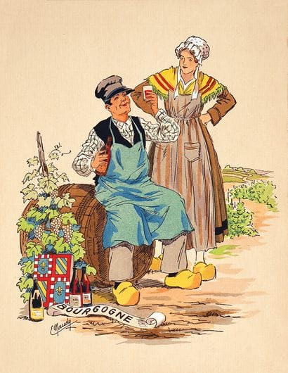 MAUDY E.
Burgundy Wines * Poster mounted...