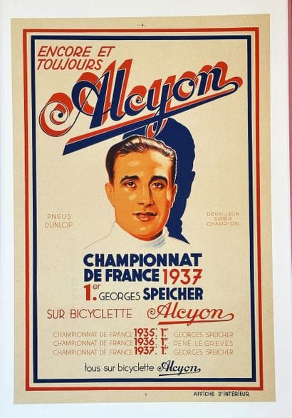 Alcyon Championat de France 1937 1 er Georges...
