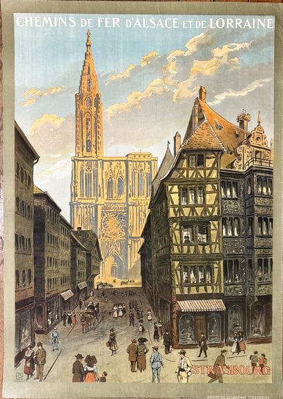 G.
Strasbourg Cathedral, Imprimerie Alsacienne,...