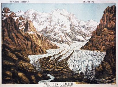 DEYROLLE EMILE
The Mer de Glace, Chamonix:...