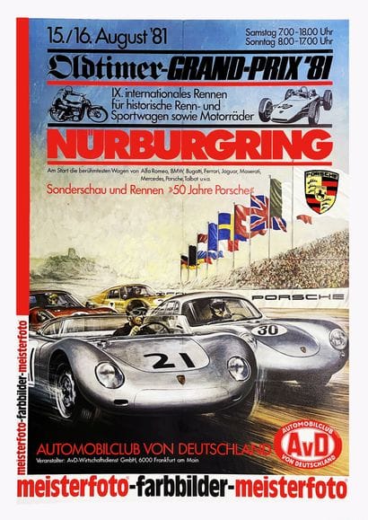 Porsche Oldtimer - 1981 Grand Prix, Nürburgring...