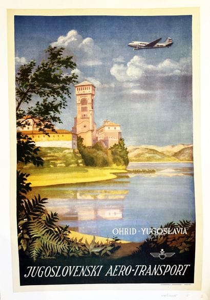 Jugoslovenski Aero Transport Ohrid, Yugoslavia...