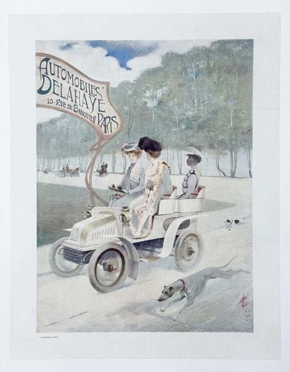 Automobiles Delahaye Very Rare J. Barreau...