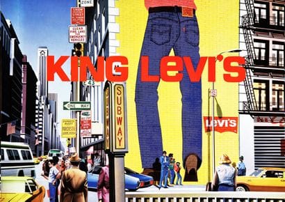 Levi's (New York) King Levi's Poster mounted...