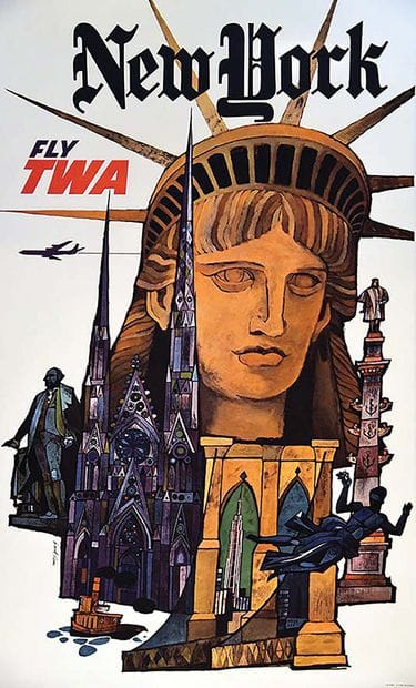KLEIN DAVID
New York Fly TWA Statue of Liberty...