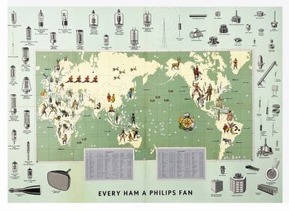 Philips World Map featuring all Philips Lamps...