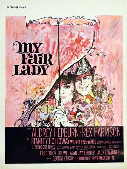My Fair Lady Audrey Hepburn Rex Harrison...
