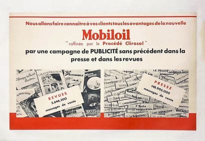 Mobil Oil refined by the Clirosol Process...
