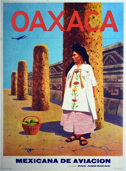 Mexicana de Aviación Oaxaca Printed in Mexico...
