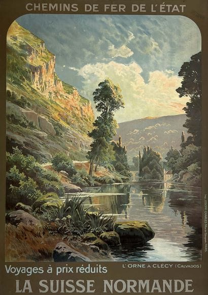 HALLE CHARLES
The Orne River at Clécy, Orne,...