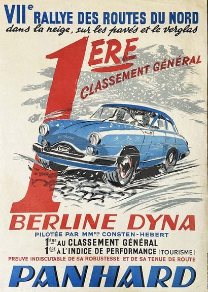BAILLE HUBERT
Panhard Dyna Sedan 7th Rally...