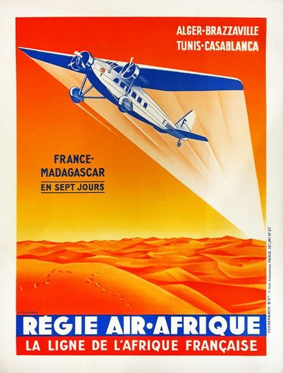 HAUDEPIN F.
Air Afrique Line: French Africa—France...