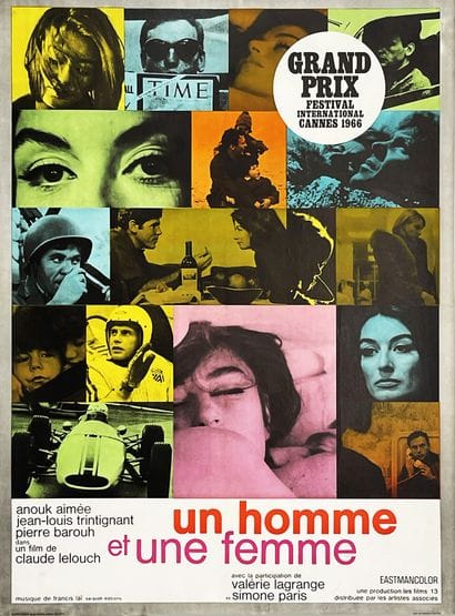 A Man and a Woman, starring Jean-Louis Trintignant...