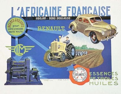 DIEMER F.
Renault L'Africaine Française Abidjan...