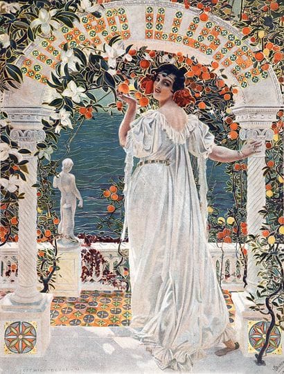 BY LEFT WICH DODGE WILLIAM
Woman with Oranges...