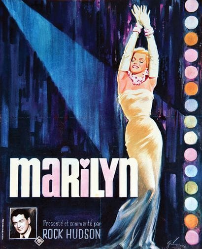 GRINSSON
Marilyn Rock Hudson Canvas-mounted...