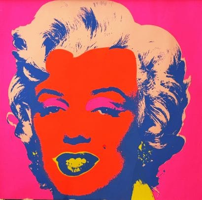 ANDY WARHOL
Marilyn Monroe Rose Claire Silkscreen...