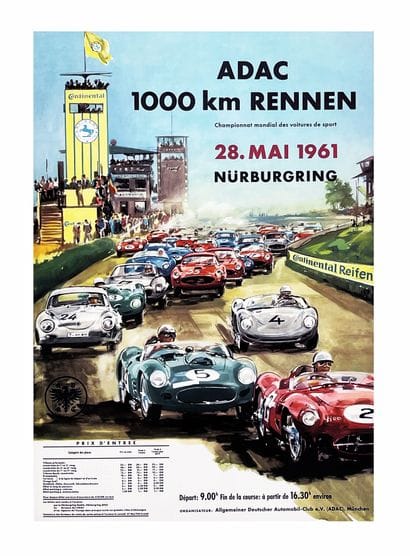 ADAC 1000 km RACE - 1961 World Sports Car...
